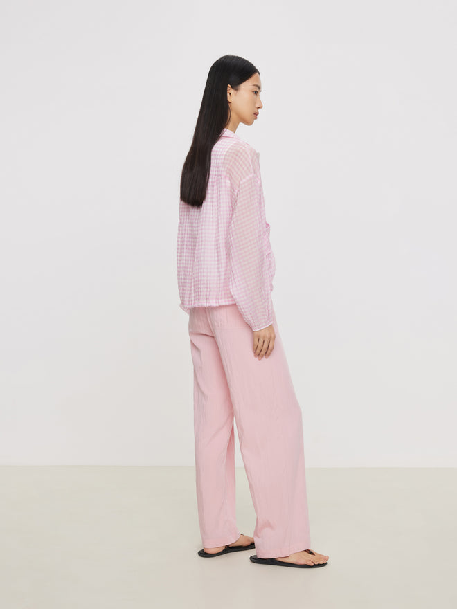 Pink Check Little Jacket