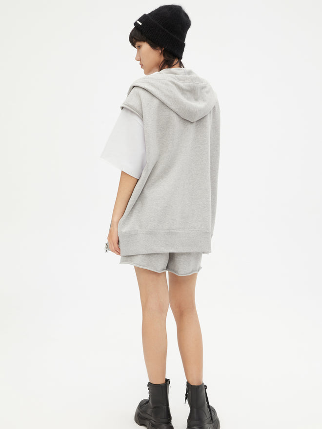 Casual Hooded Suit Vest