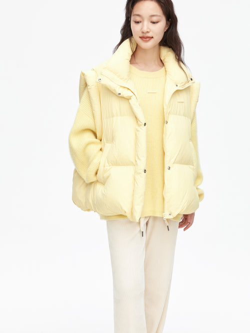 Cheese Silhouette Down Vest