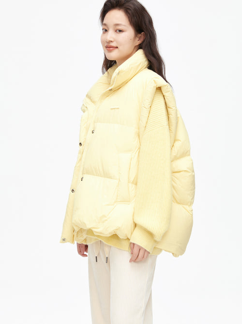 Cheese Silhouette Down Vest