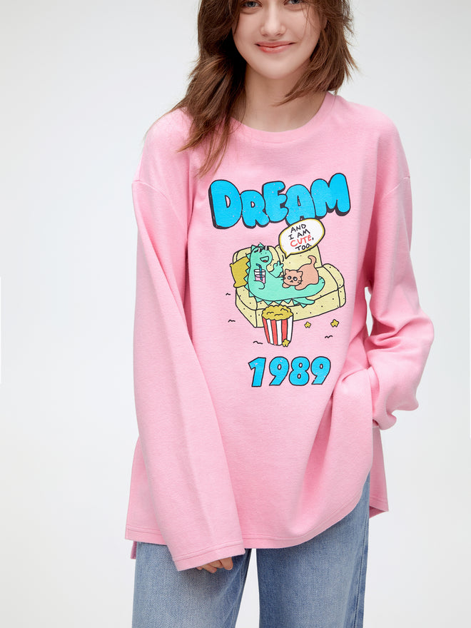 Candy Pink Long Sleeve T-Shirt