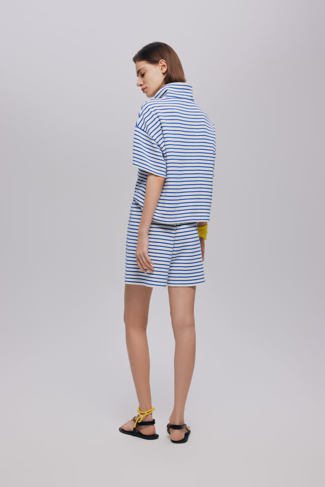 Colour Stripe Polo T-Shirt