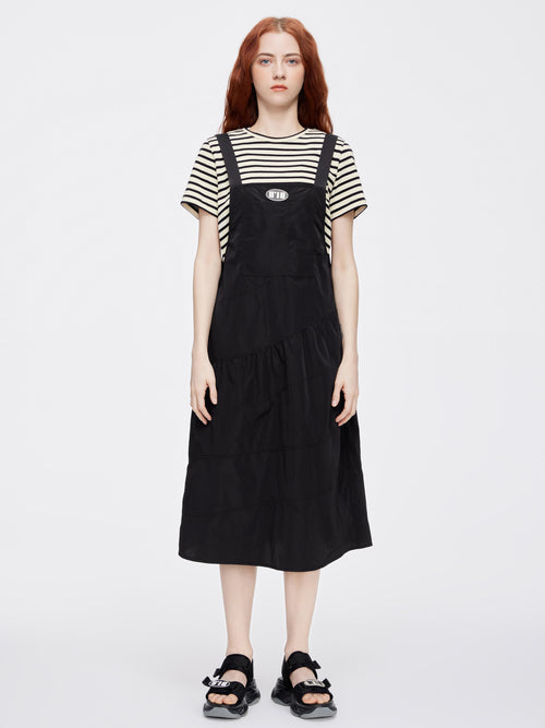 80s Two-piece Strappy Dress