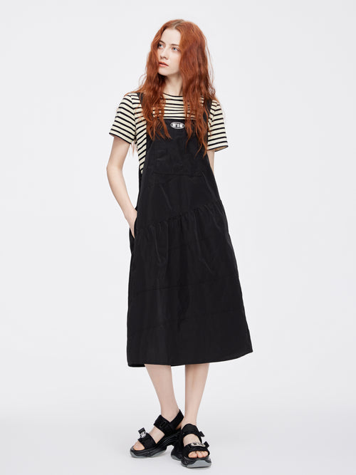 80s Two-piece Strappy Dress