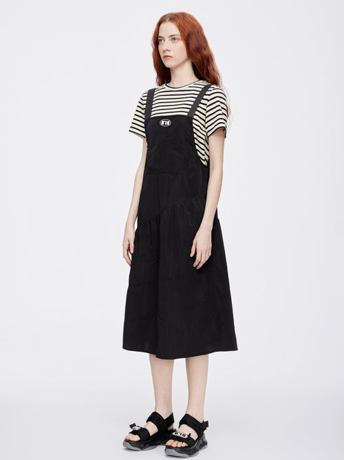 80s Two-piece Strappy Dress