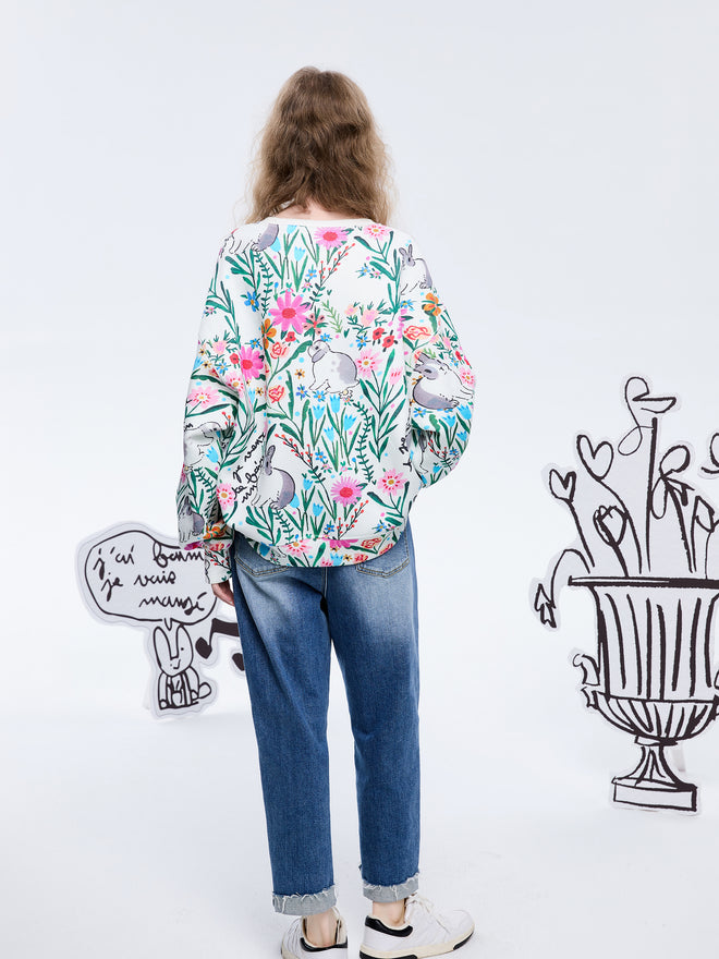 Sweat-shirt Jardin d’Eden