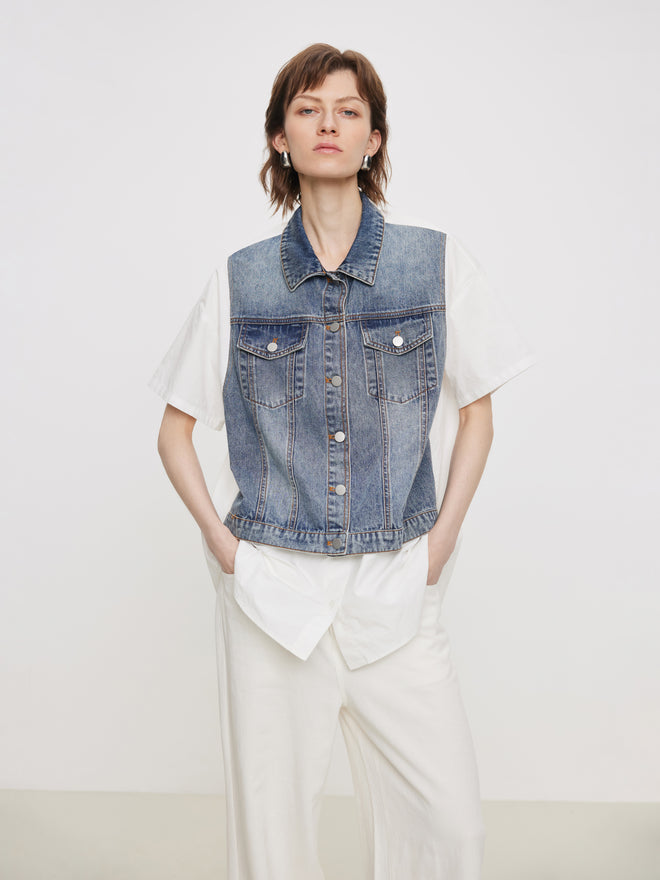 Denim Blouse