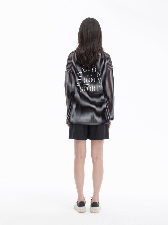 Cardigan cool rayé