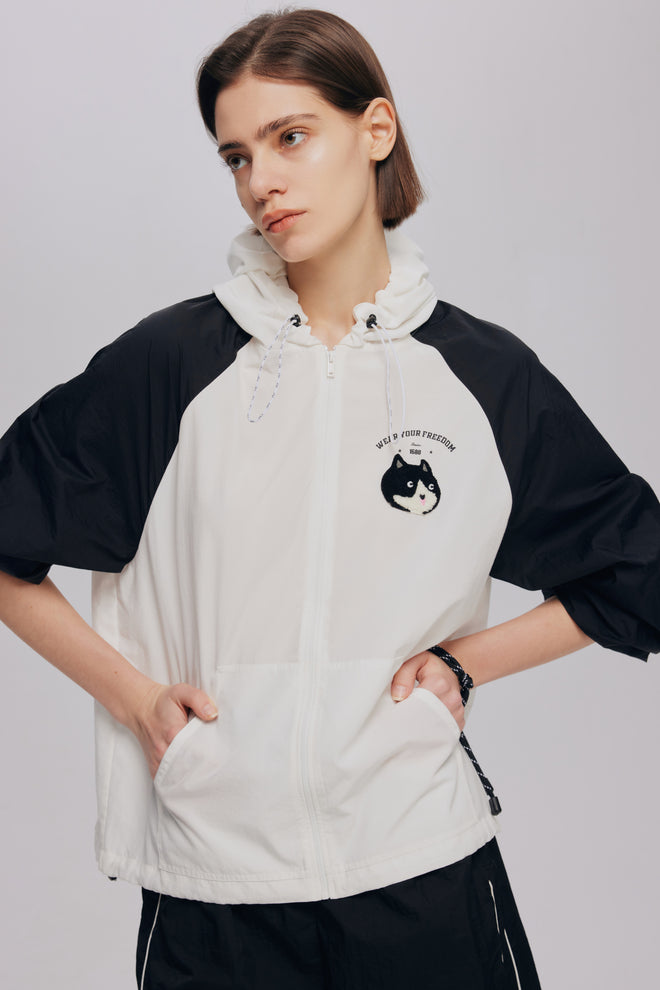 Black and White Coat Set-Jacket