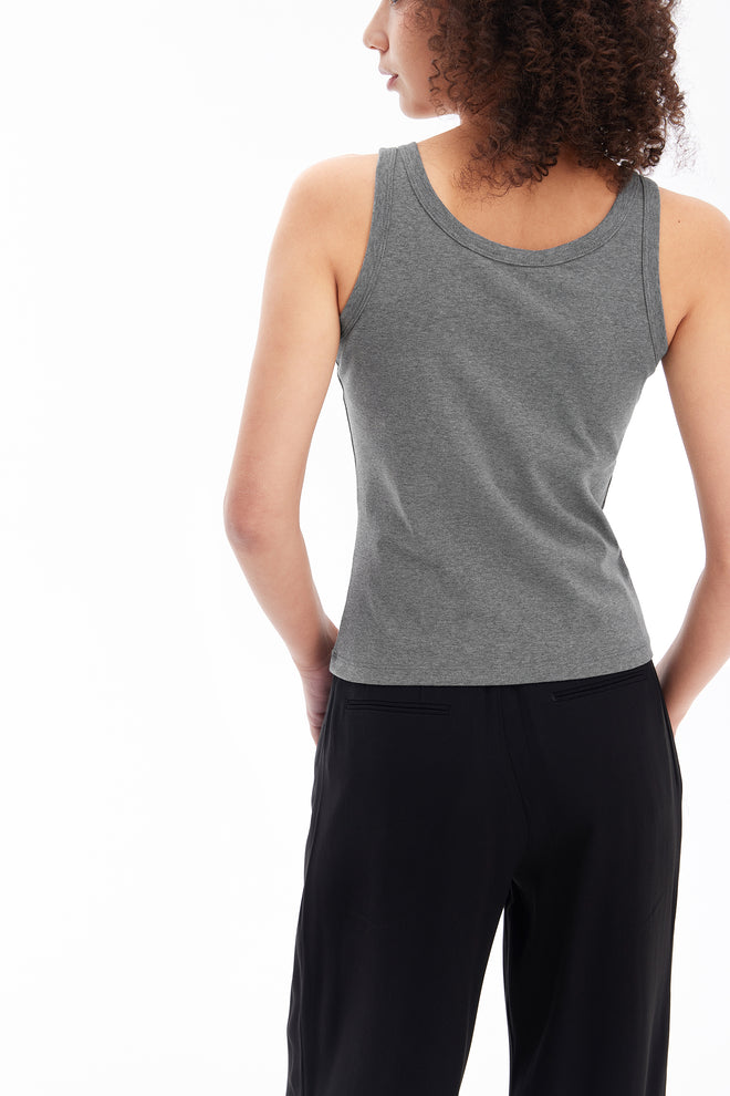 Gilet imprimé College - Gris fumé