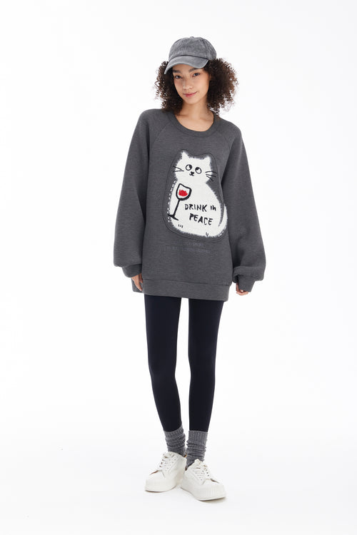 Cat Air Layer Sweatshirt