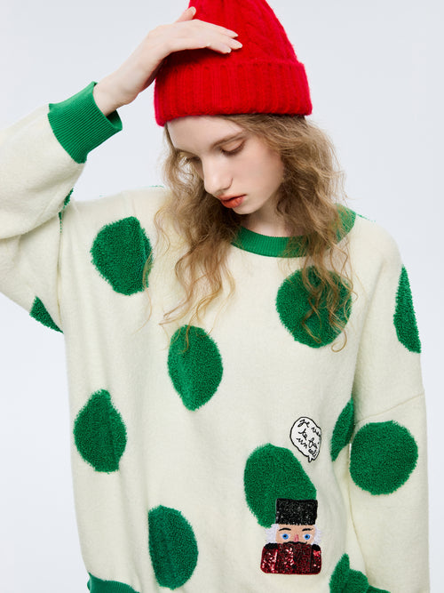 Polka Dot Colorful Sweater