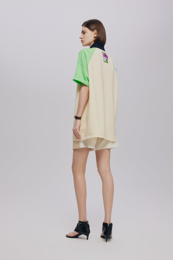 School Colour Block T-shirt