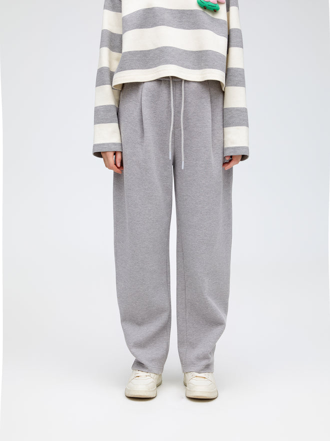 Pantalon sweat plissé
