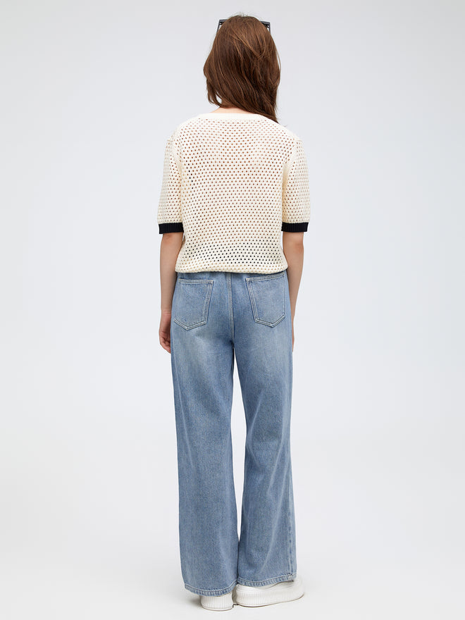 U-CAT Mesh Cotton Shirt