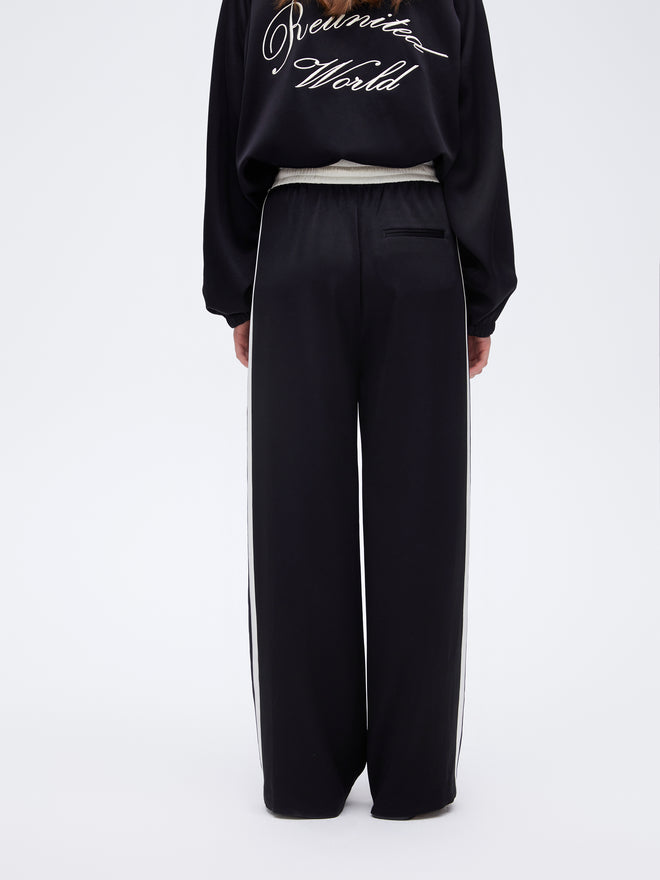 Pantalon de survêtement drapé en acétate