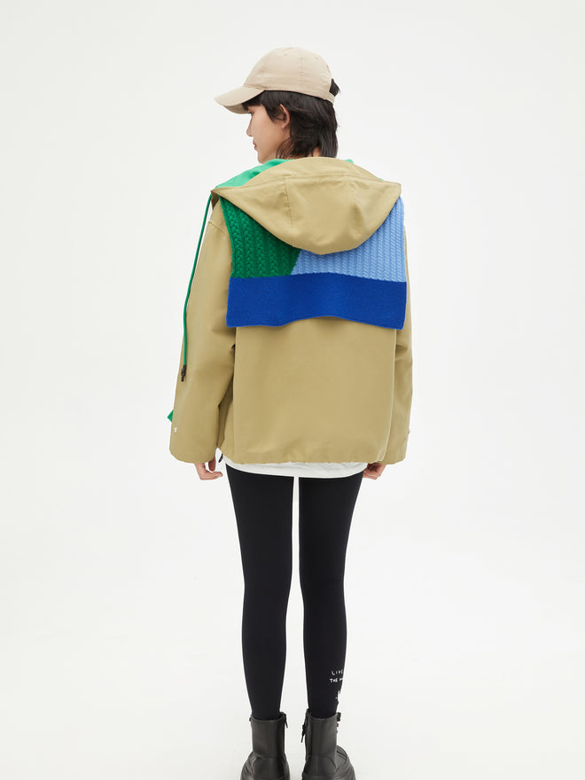 Coupe-vent patchwork