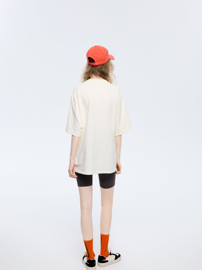 Woolen Collar Skater Tee