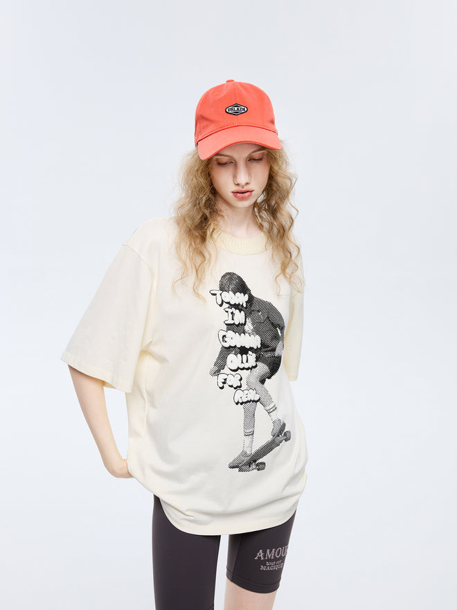Woolen Collar Skater Tee