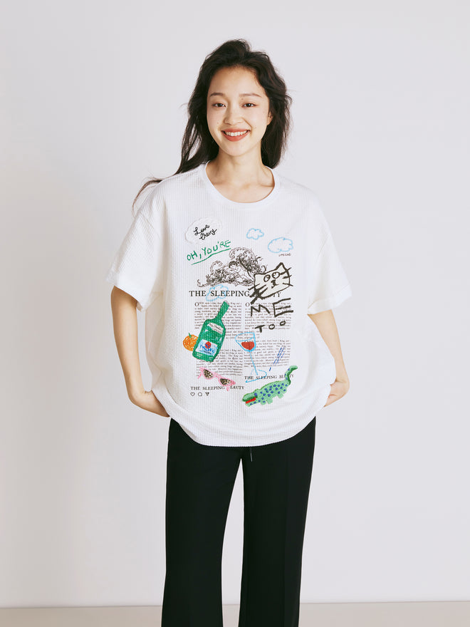 Inset Graffiti Tee
