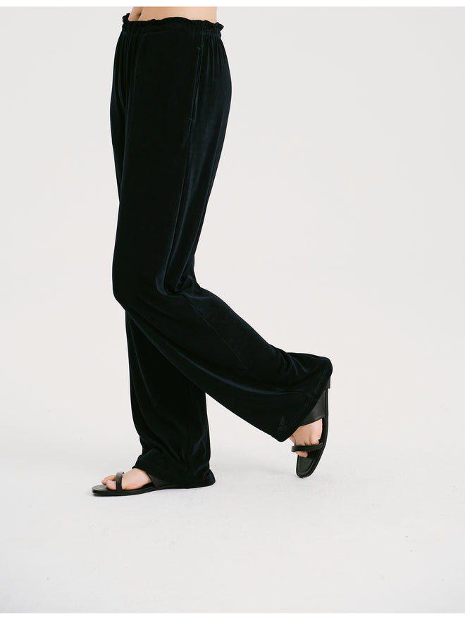 Pantalon simple à l'acide acétique