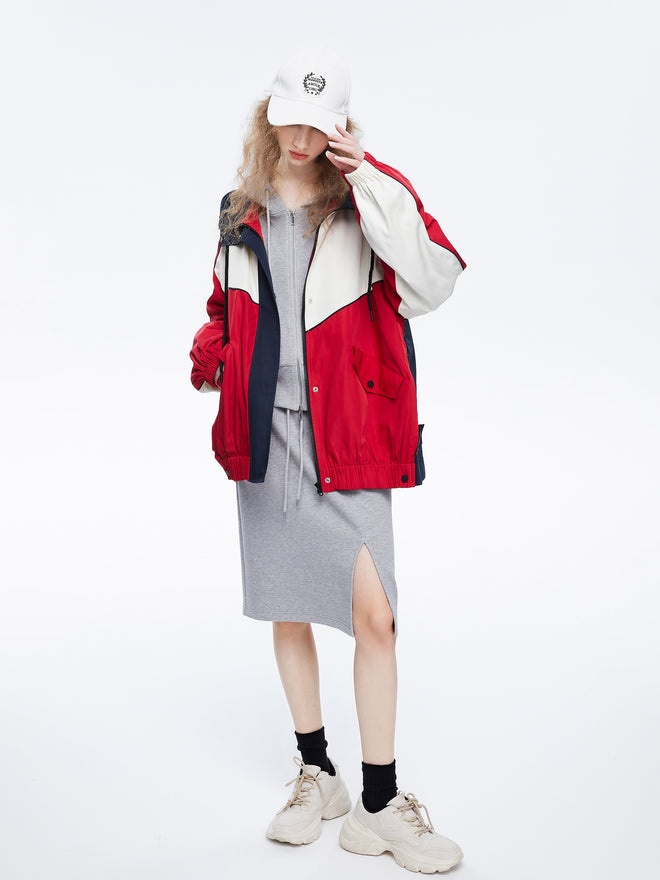 Veste street color block