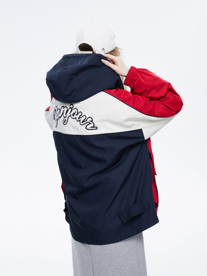 Veste street color block