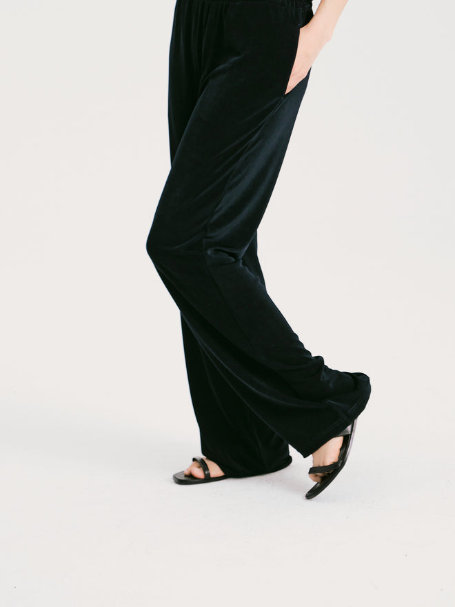 Pantalon simple à l'acide acétique