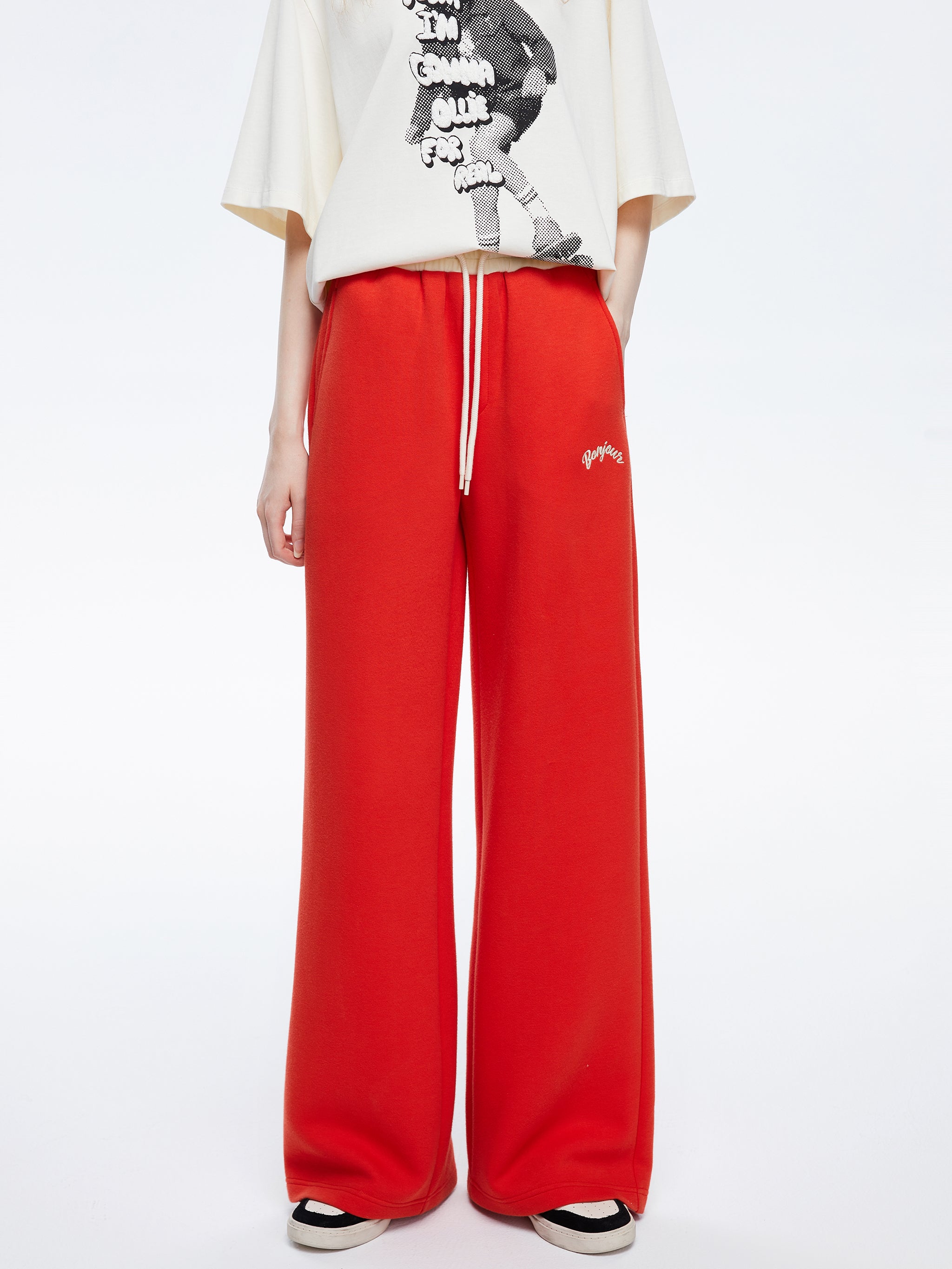 Vintage Orange Wide Leg Sweatpants – Urlazh New York