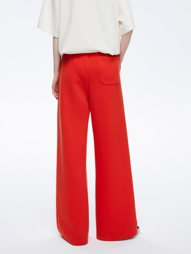 Vintage Orange Wide Leg Sweatpants