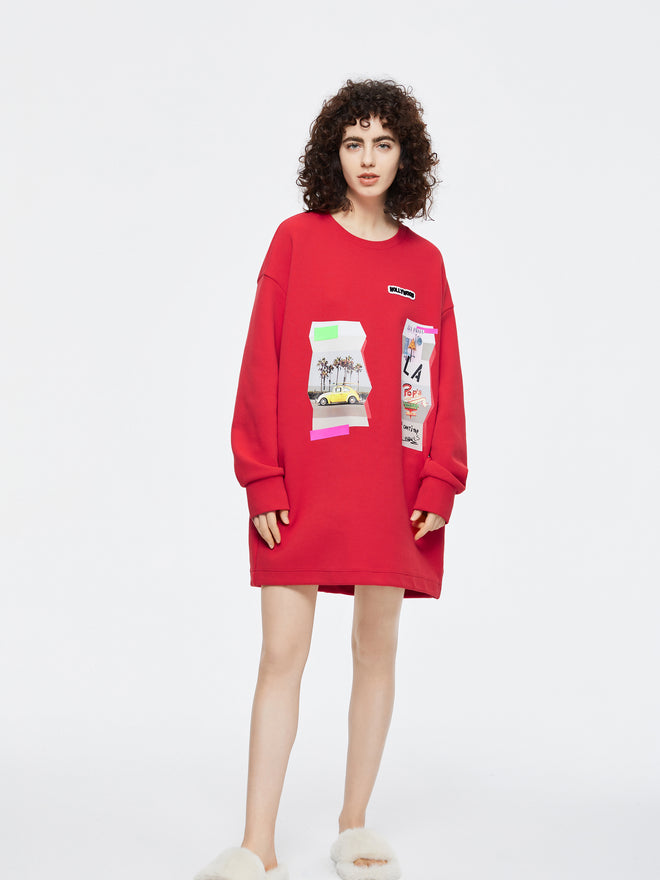 Robe sweat-shirt LA Flame