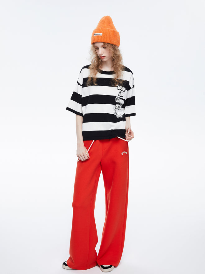 Striped Wide Knit Tee