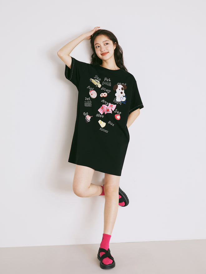Fun Life Graffiti Dress
