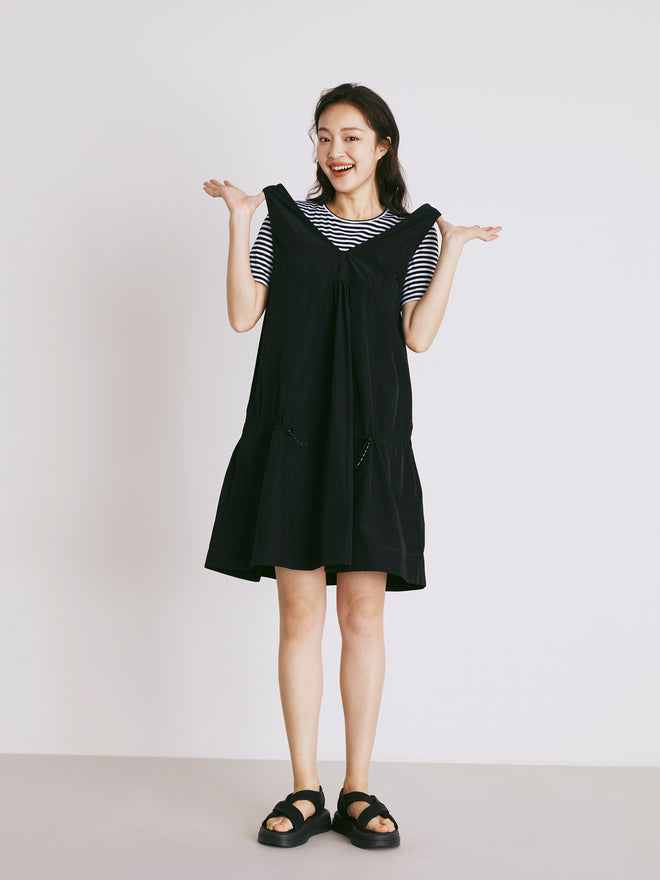 Robe plissée deux pièces