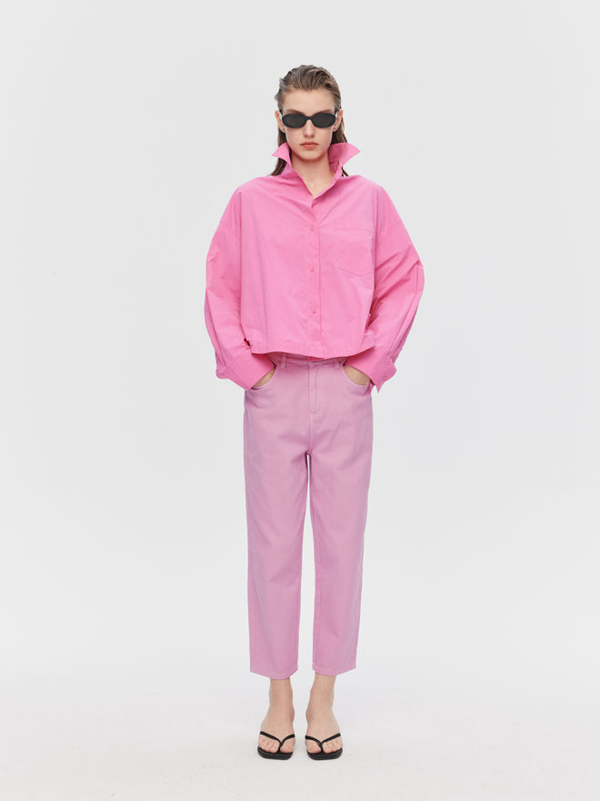 Rose Pink Silhouette Shirt