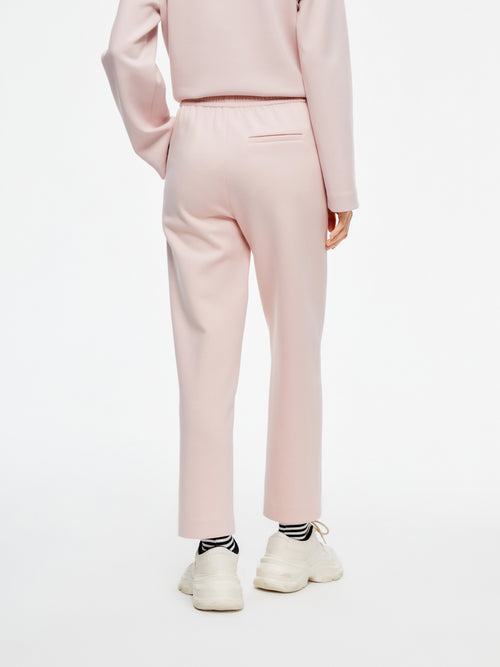 Pantalon décontracté rose crème