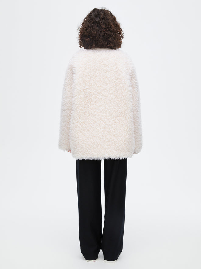 Sheep Curly Fur Coat