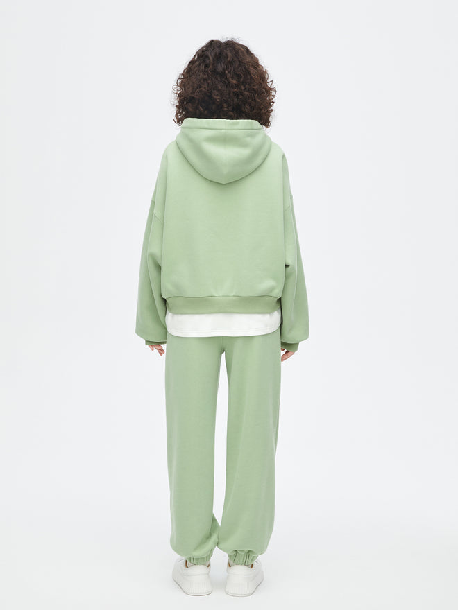 Fresh Green Hooded Sweatshirt