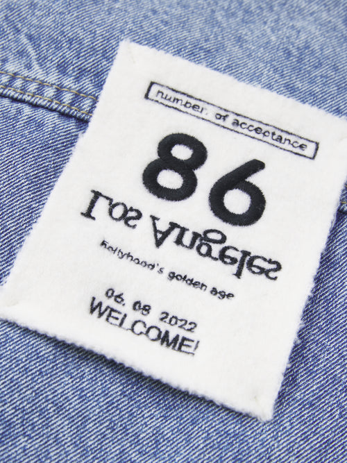 LA デニム スウェットシャツ