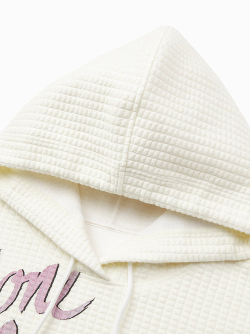 Sweat-shirt à capuche avec croquis de chat