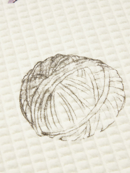 Sweat-shirt à capuche avec croquis de chat