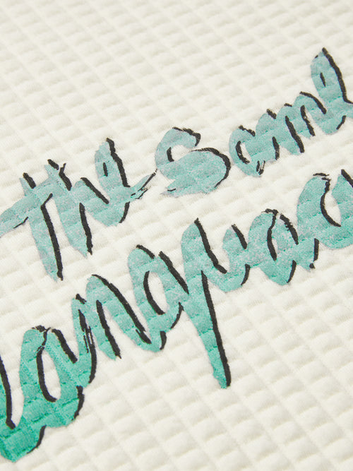 Sweat-shirt à capuche avec croquis de chat