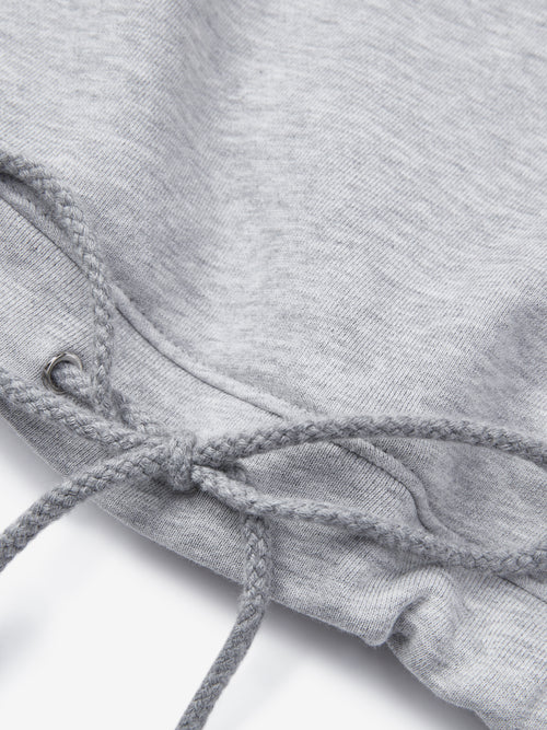 フローラルグレードローストリングショートスウェットシャツ