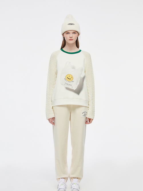 Sweat-shirt Smiley Doodle