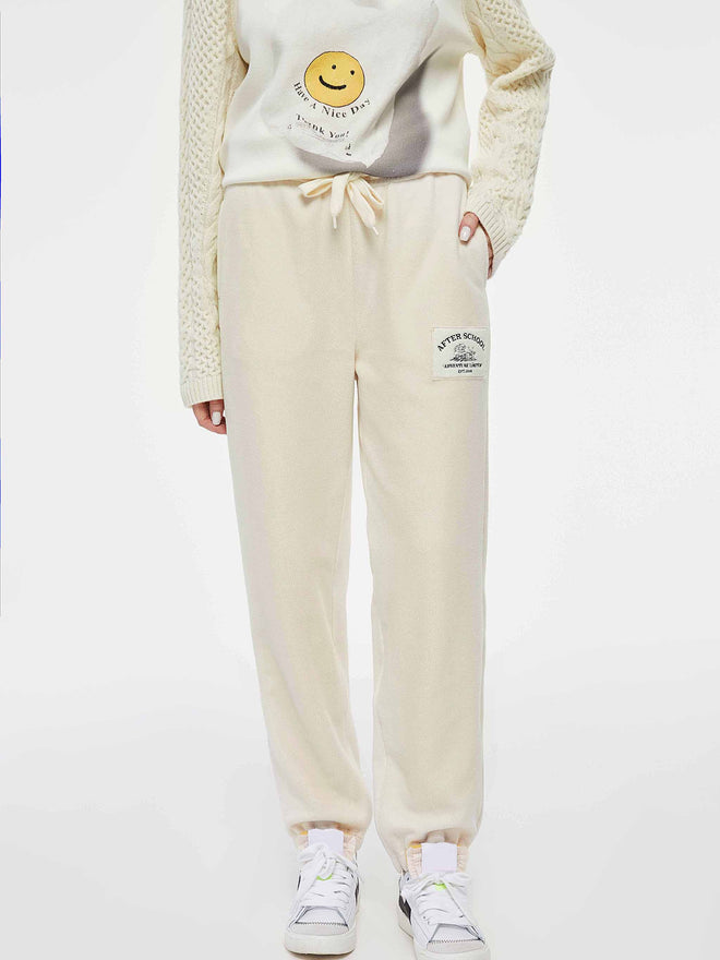 ホワイトスウェットパンツ