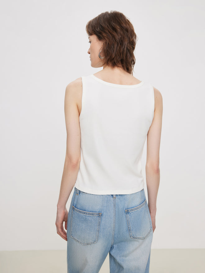 White Tank Top