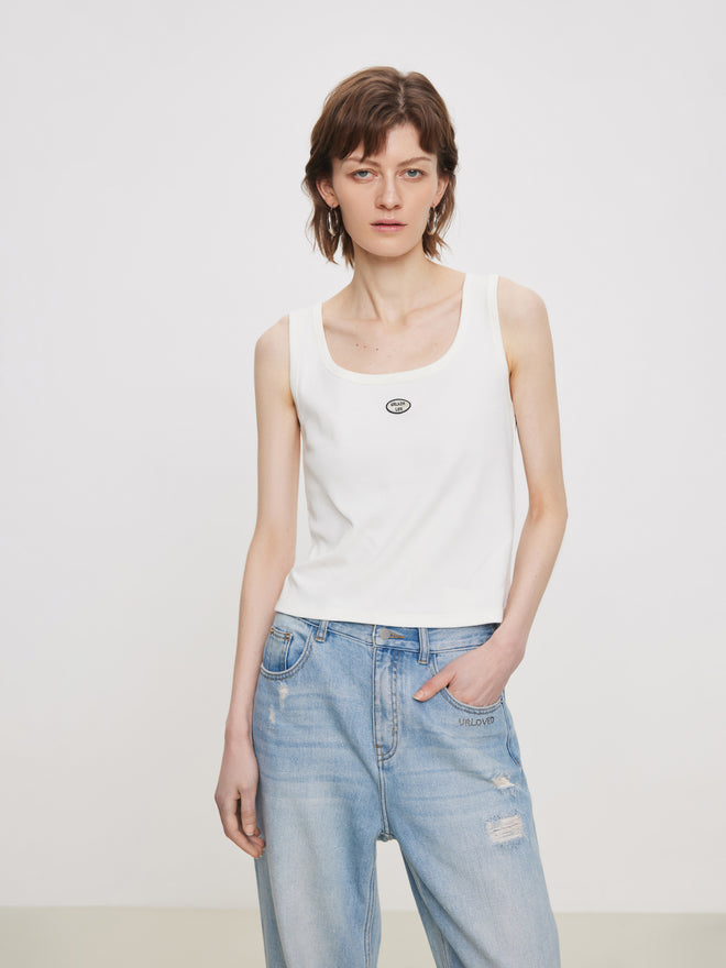 White Tank Top