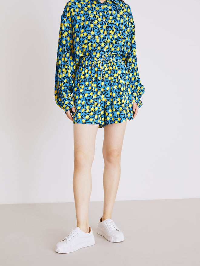 Short imprimé citron VC