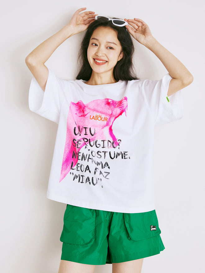 MIAO Letter Print Tee