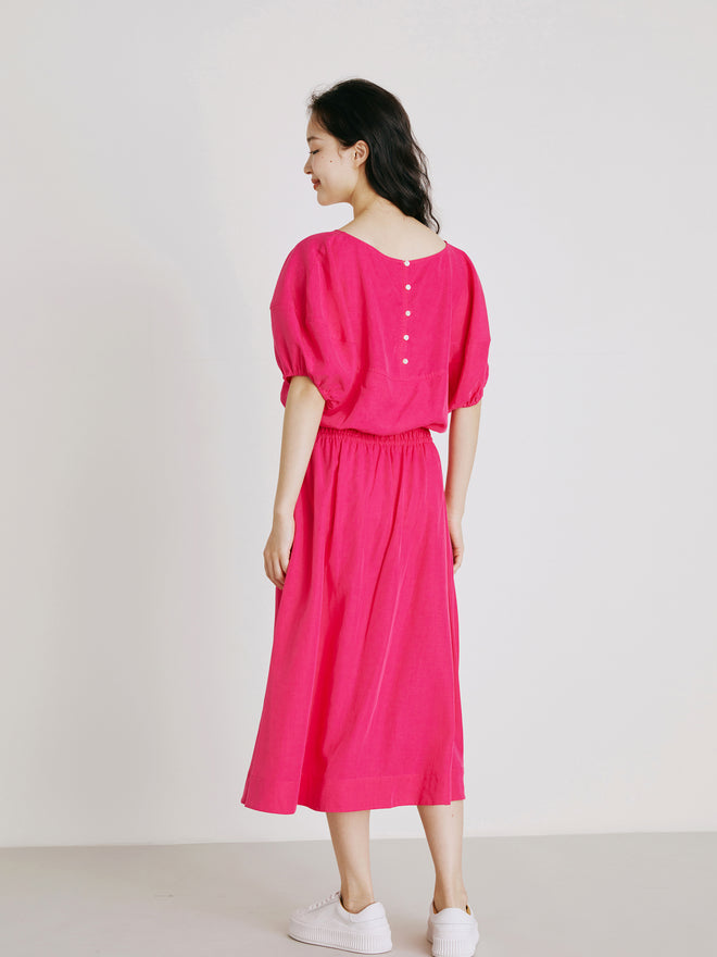 Tencel Linen Puff Top